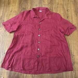 Vintage CP Shades linen button up shirt